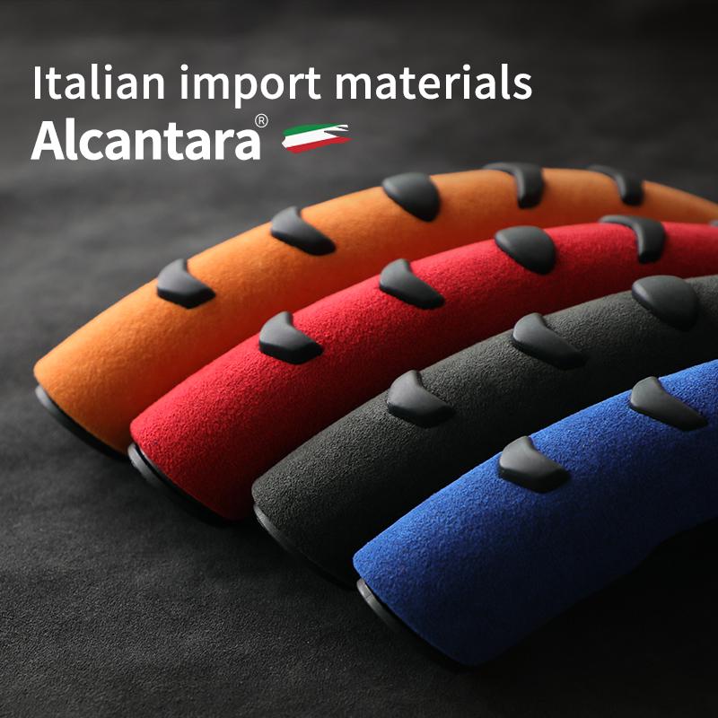 Universal Steering Wheel Handle Anti Slip Cover Alcantara Suede Steering Wheel Assist Anti Slip Protection Cover Auto Accessorie
