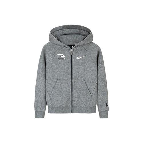 

Nike casual fashion solid color versatile sweatshirt unisex gray M серый
