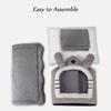 Indoor Winter Warm Cozy Kennel Tent Cat Nest Cushion Removable Basket Pet House