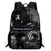 2 Wednesday 2 School Bag High Definition Printing Casual Multi-Functional Backpack