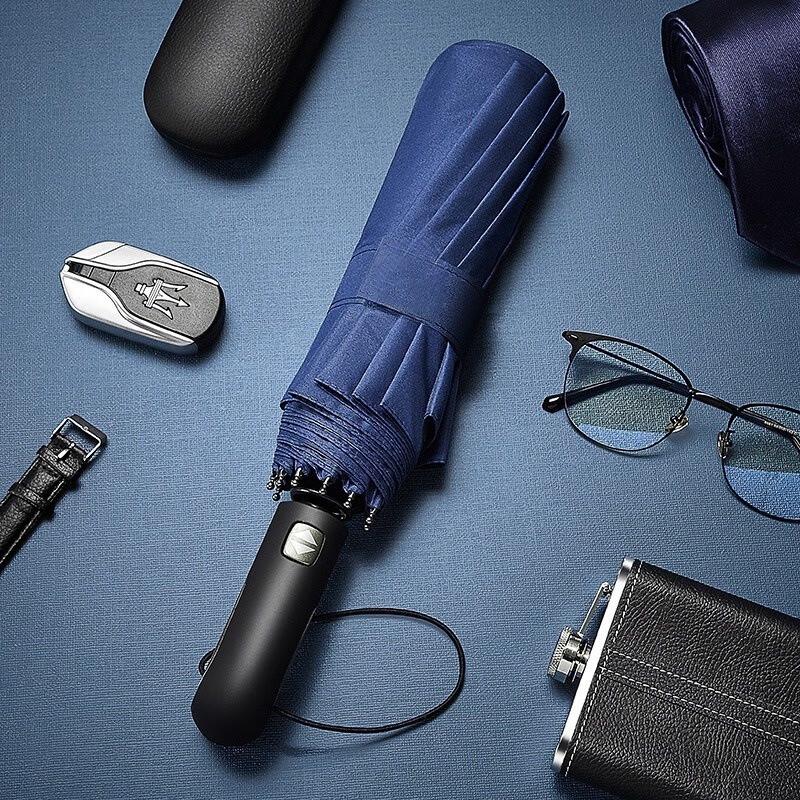 Liliang 10-Rib Automatic Men's Business Umbrella Gift Set