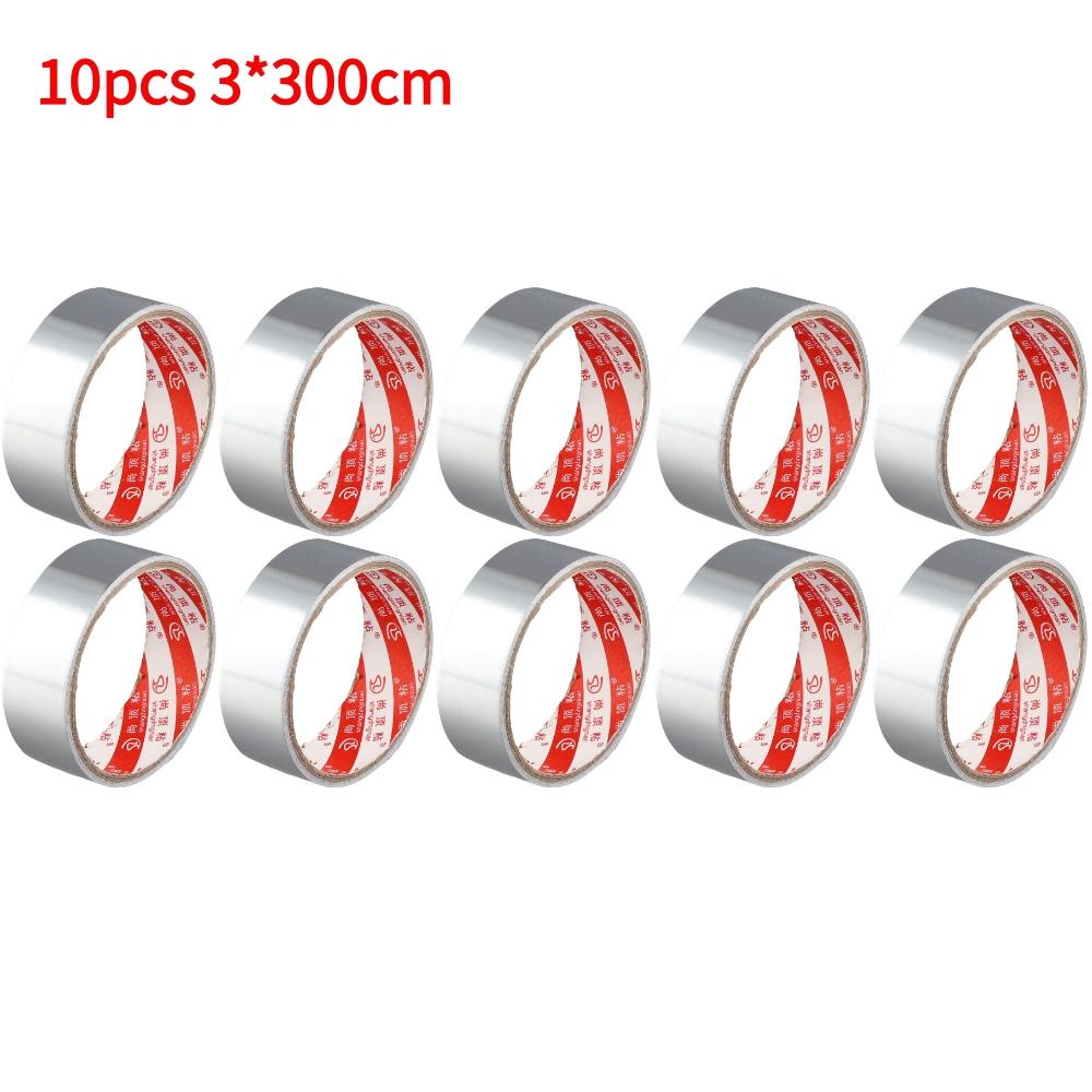 Aluminum Foil Duct Tape Professional Grade Silver Adhesive Sealing Tape for HVAC Refrigerator Heat Insulation Leak Proof Tape