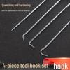 4-teiliges Hakenset: Autoreparatur, Reifenflicken, Öldichtung, Schraubenzieher-Abzieher, Gummi-Streifenentferner, Haushaltswerkzeug
