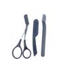 3-Piece Eyebrow Trimming Set with Scissors, Comb, and Small Trimmer