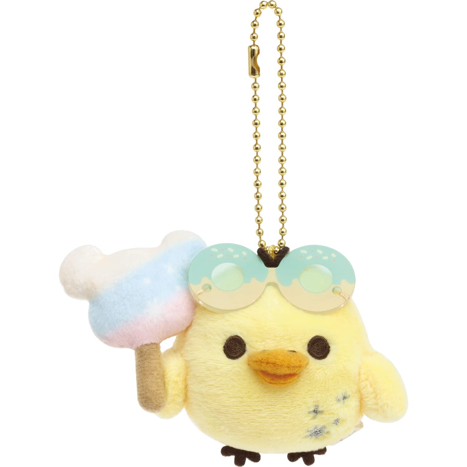 

Rilakkuma Strange Amusement Park Hanging Plush Toy Kiiroitori MF63401