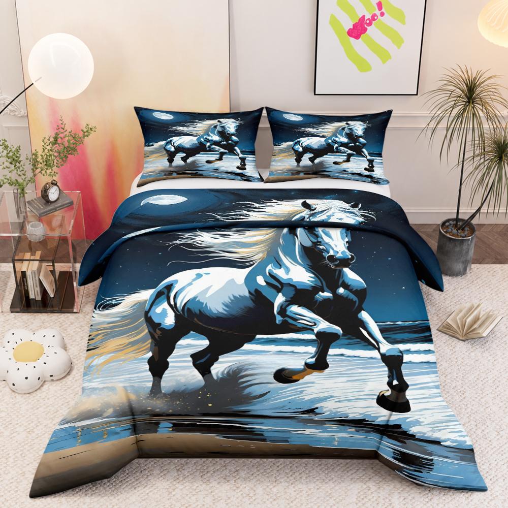 "Foo Fighters Band Logo Black Design Bedding Set (1 duvet cover, 2 pillowcases, duvet not included)"