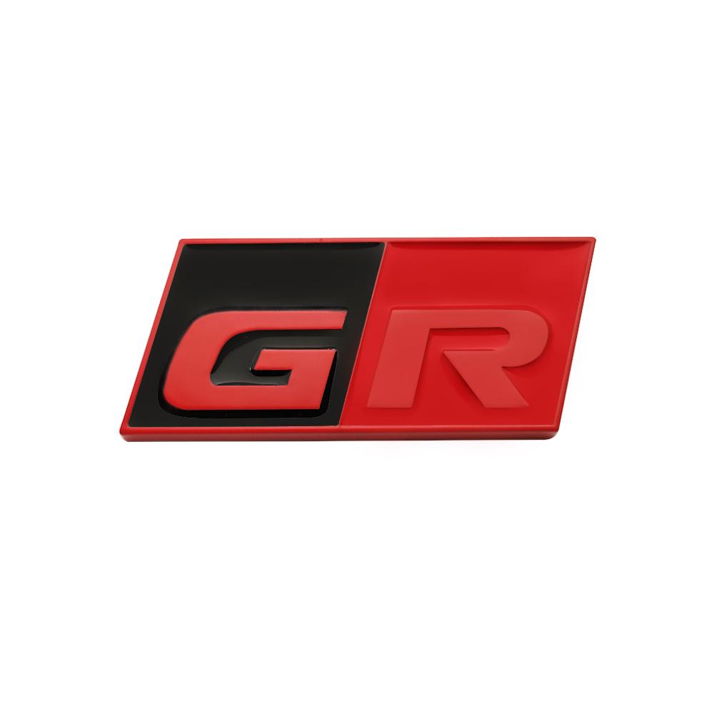 

Car Styling GR SPORT Emblem Sticker Badge 3D Metal Decal For Toyotas supra GR YARiS RS REIZ COROLLA Camry VIOS car styling