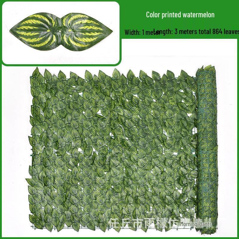 Artificial Leaf Hedge Privacy Screen for Balcony & Home Decor