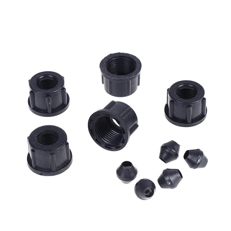 10 Pezzi Connettore Dado Tubo Spruzzatore Agricolo Tappo Tubo Tubo Acqua Interno 18Mm