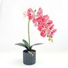 Flower Pot Artificial Orchid Bonsai Multi-Bloom Artificial Faux Plants  Home Decor