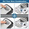 Waterproof Key Safe Storage Box Key Lock Box Wall Mount Key Lock Box 4 Digit Digit Password Security Lock Box Storage Box