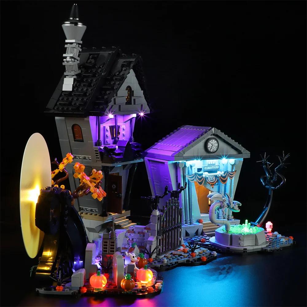 Led Lighting Kit For 21351 Tim Burton's The Nightmare Before Christmas Not Include Building Blocks