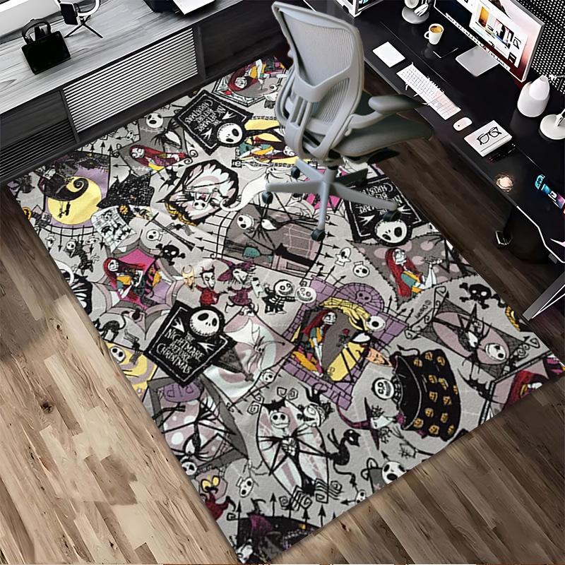 Nightmare Fabric Living Room Non-Slip Area Rug Soft Carpet for Bedroom Game Playroom Sofa Office Home Decor Doormat Christmas Gift C9211535