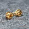 Gold Plated S925 Silver Vajra Spacer Bead for DIY Bracelet Pendant