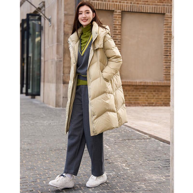 

Женский классический пуховик Iveni средней длины с капюшоном M