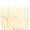 18pcs Wood Double Point Knitting Needles 2mm - 10mm Sizes Knitting Tool Set  Knitting Projects