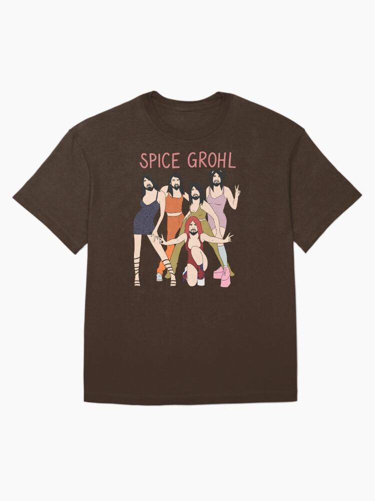 Foo Fighters Spice Grohl Funny Rock Band Parody Oversized T-Shirt