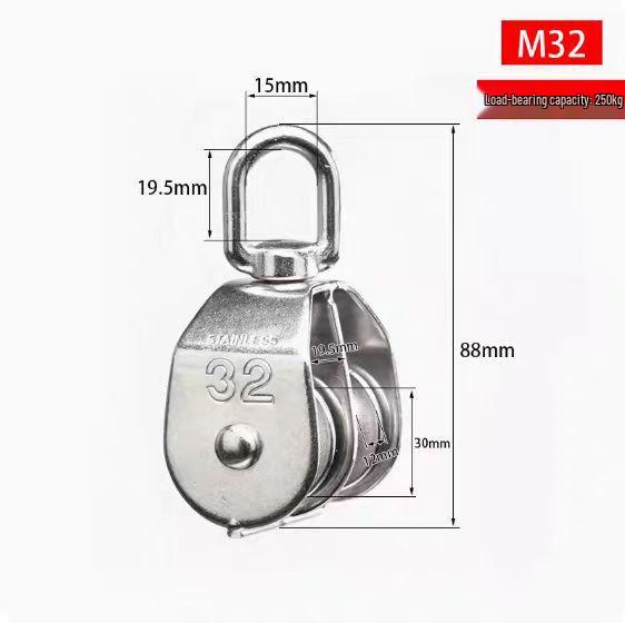 Double Pulley 304/316 Stainless Steel Marine Lifting Mechanism