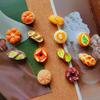 12pcs/box 3D Bakery Theme Thumb Tacks Realistic Cartoon Pretzel Design Push Pins Durable Photo Display Pins for Bulletin Board