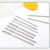 Needle with Large Eye Hand Sewing Needle Set Sewing Thimble Stitching Needle Yarn Knitting Needle for Crafts