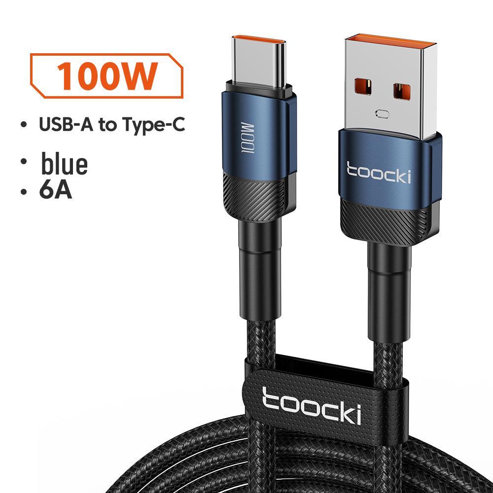 Toocki Haoyue 6A Fast Charging Cable for Apple, Huawei, Android Phones
