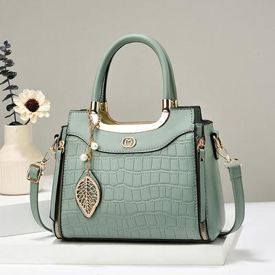 Tassel Pendant Women's Bag  New Women's Handbag Fashion Elegant Ladies Crossbody Bag Leather Female Shoulder Messenger Bag
