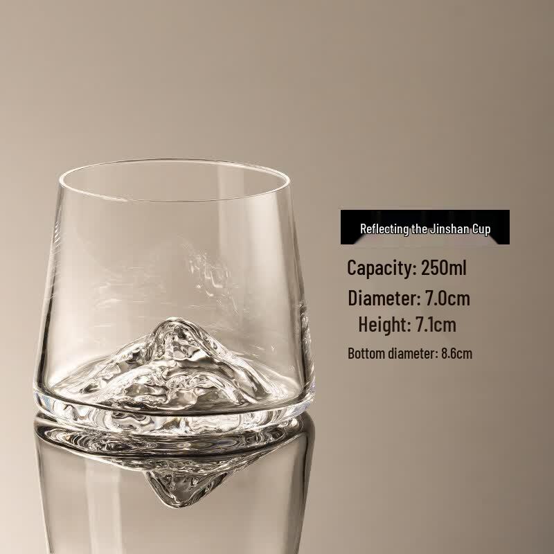 ZISIZ Crystal Glass Whiskey & Cocktail Glass Set