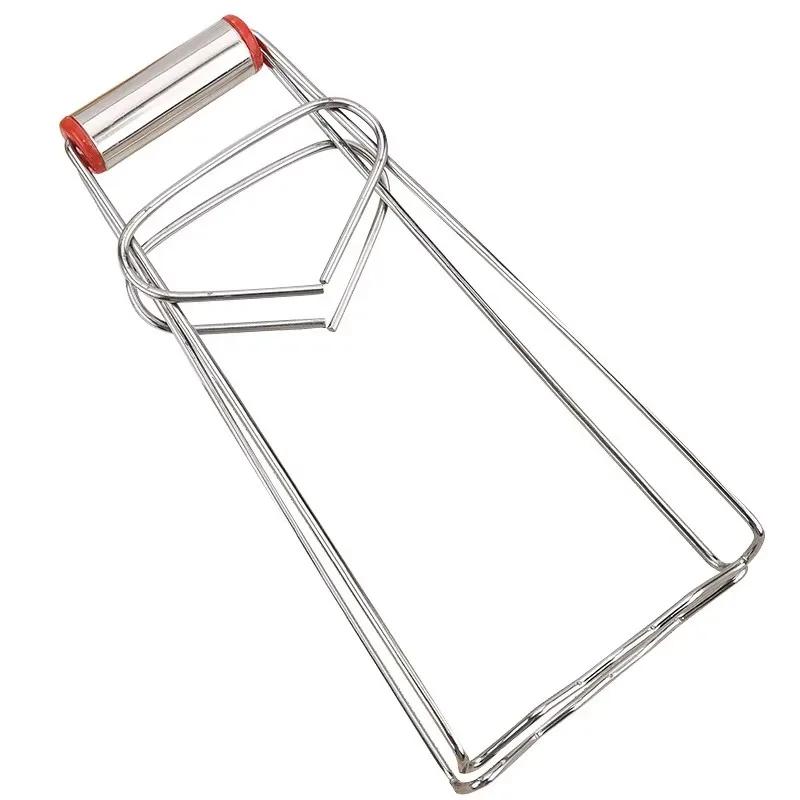 

Затискач проти опіків Побутова тарілка з нержавіючої сталі Затискач проти опіків Кухонний гаджет Багатофункціональний затискач для чаші Підйомник тарілок 1 шт.