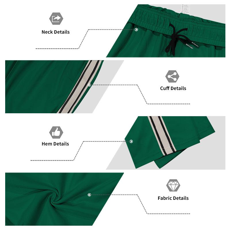 Pantaloncini Sportivi Estivi da Uomo in Maglia Traspirante con Elastico a Rete Sette Quarti Larghi da Spiaggia Uomo