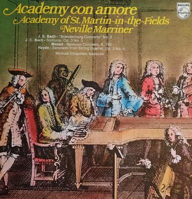 LP Record ACADEMY OF ST. MARTININTHEFIELDS  Academy Con Amore 6833122 PHILIPS UK Classical Used