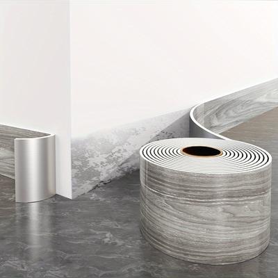 Marmor Peel & Stick Sockelleistenverkleidung, 196,8"x3,95" Wasserdichte Selbstklebende Wandbordüre, Abnehmbarer PET-Vinyl-Aufkleber für die Heimdekoration