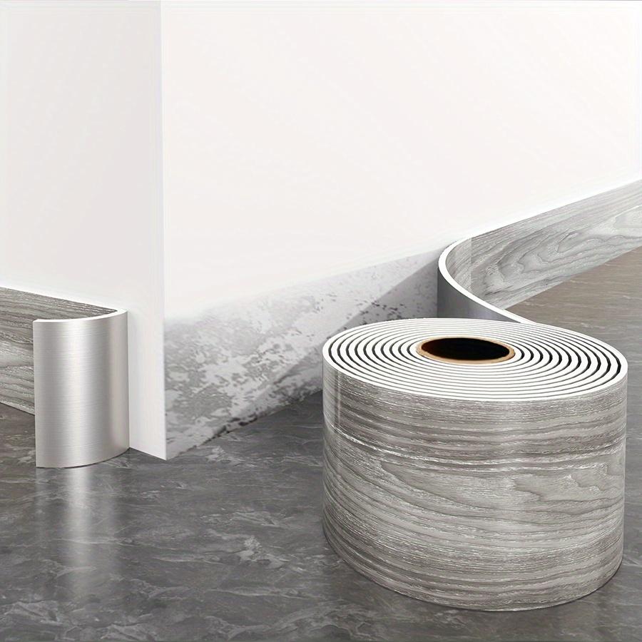 

Мраморный самоклеящийся плинтус, 196.8 x3.95 Водонепроницаемая самоклеящаяся бордюрная лента для стен, Съемная ПЭТ-виниловая наклейка для домашнего декора 10CM*5M серый