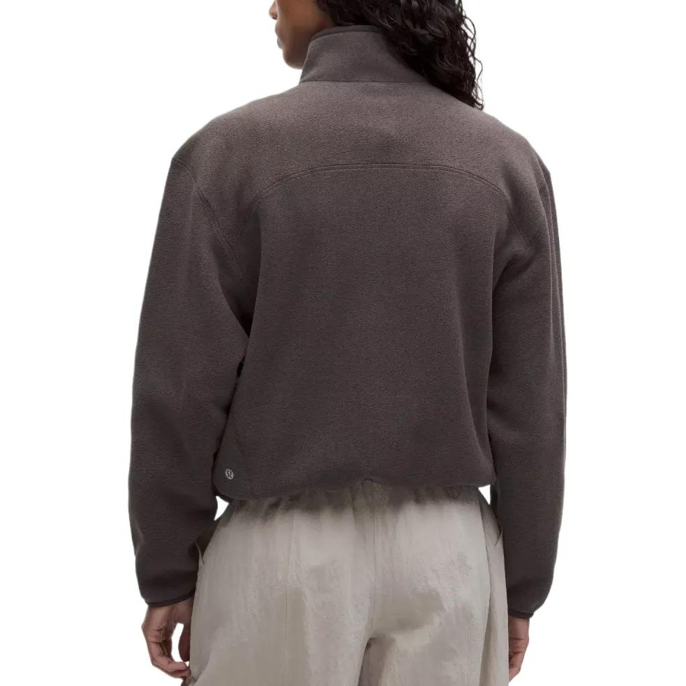 Lululemon Jackets Women's Turtleneck Moderate (Unisex) Jackets LW3LI8S | Heathered Graphite Grey