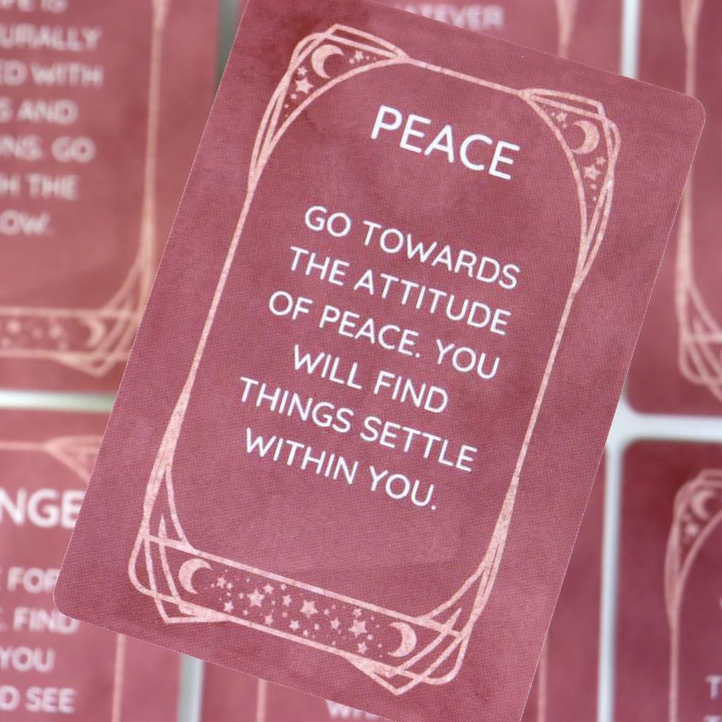 10.4*7.3cm Daily Recommendation Oracle Cards - 45 Card Celestial Affirmation Deck for Spiritual Guidance & Mindfulness