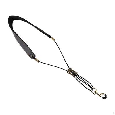 Saxophon-Gurt Altsaxophon Praktisch Ergonomisch Breit Verstellbar Saxophon-Hals PU-Leder