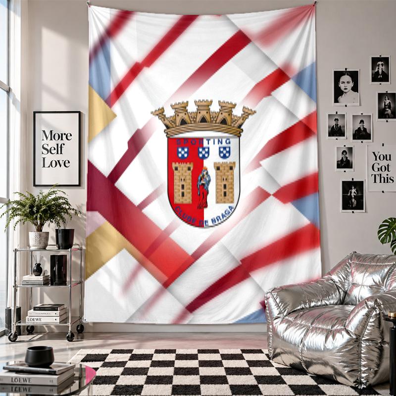 Braga FC Wall Tapestry Home Decor Wall Hanging Cloth for Bedroom Living Room Background