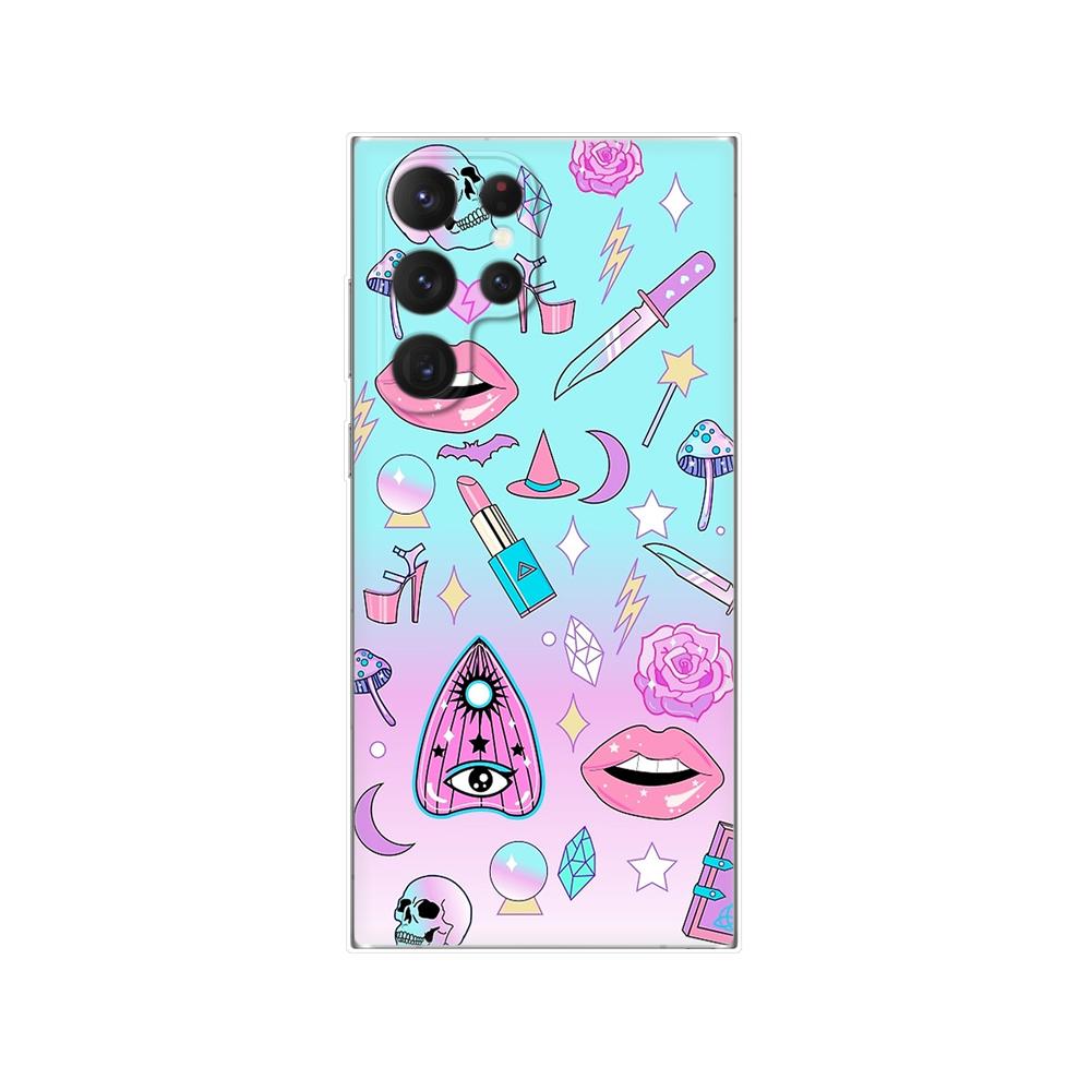 Samsung Galaxy S22 için | S22+ | S22 Ultra 5G Kılıf Samsung S22 Plus Telefon Arka Kapak GalaxyS22 S 22 Tampon Funda Silikon TPU