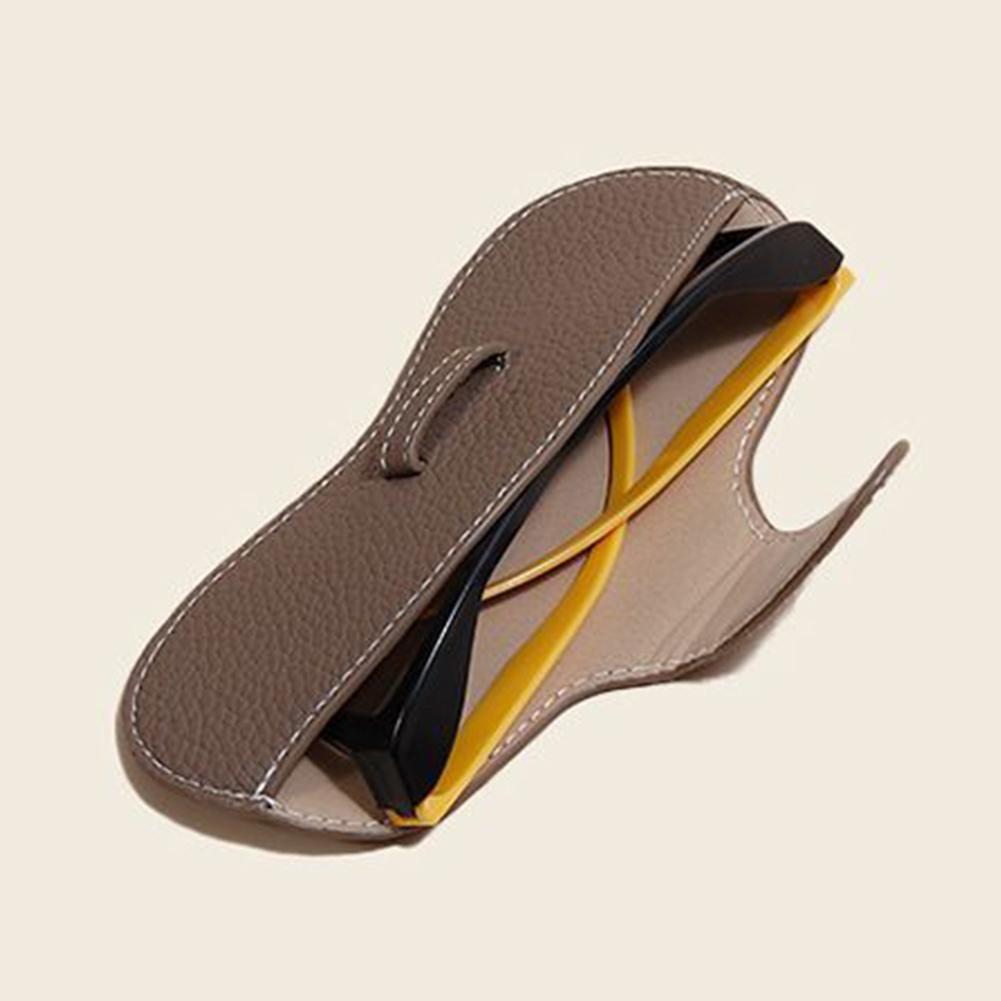 Portable Glasses Storage Bag Simple Fashionable PU Leather Glasses Protective Cover Sunglasses Reading Glasses Storage