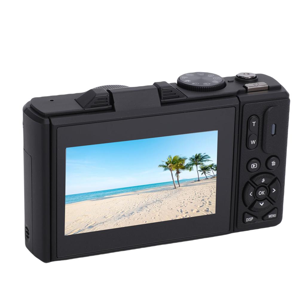 5K 75MP Mirrorless Camera 18X Zoom Auto Digital Camera Anti Shake with 3 Inch Screen Support 256GB Memory