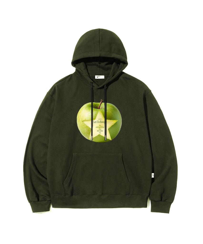 Let'S Apple Print Hoodie [4 Colors]