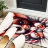 Mysterious Little Monster Office Rug Chair Mat, Game Carpet, Suitable for Front Door, Bedroom, Living Room, Desk, Holiday Gift