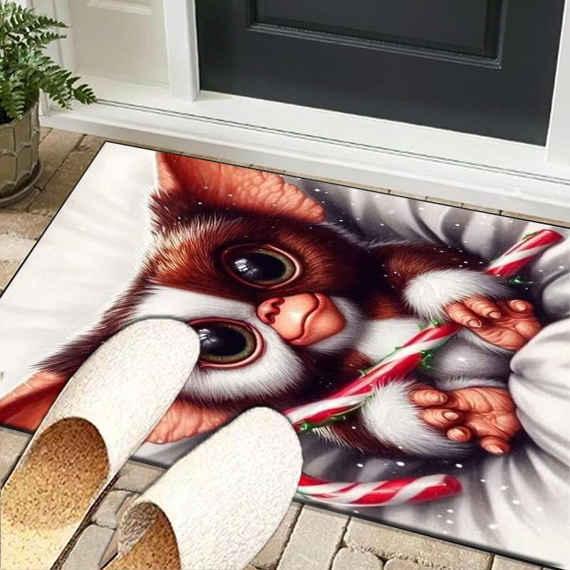 Mysterious Little Monster Office Rug Chair Mat, Game Carpet, Suitable for Front Door, Bedroom, Living Room, Desk, Holiday Gift
