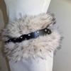 Gothic Waist Belt Stylish Furred Waist Chain Belt Elaborate Chain Belly Chain for Dress Cowboy Belt Waist Chain