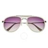 Simplify Unisex Gunmetal Pilot Sunglasses Ssu129 C3