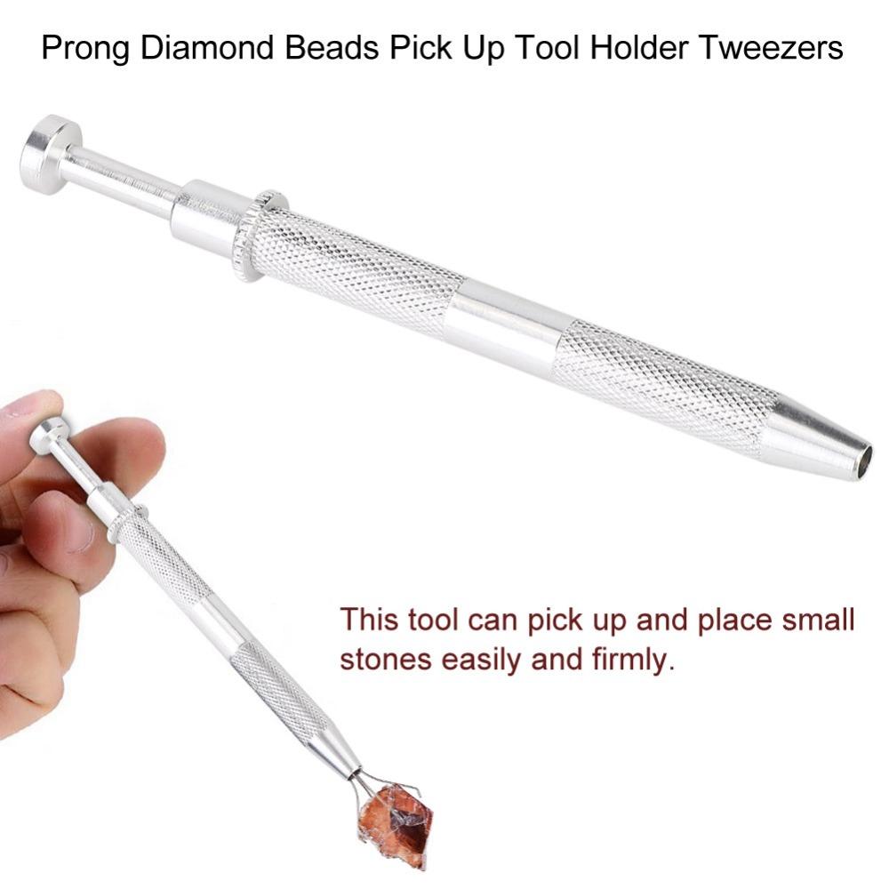 4 Prong Diamond Clip Long Type Jewelry Tool Jewelry Equipment Gem Holder  Gemstone Holding