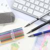 7 Pieces 2.0mm Mechanical Pencil Set with Pencil Sharpener Easy To Use, Suitable for Drawing, Office