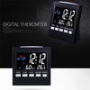 Voice Control LCD Screen Thermometer Clocks Indoor Humidity Monitor Electronic Digital Display Clock