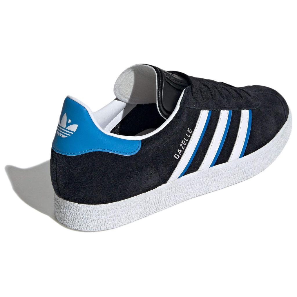 adidas Gazelle Core Schwarz Hellblau Unisex Sneakers Schuhe-Weiß IG6193