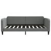 Daybed Dark Gray 100 X 190 Cm Fabric