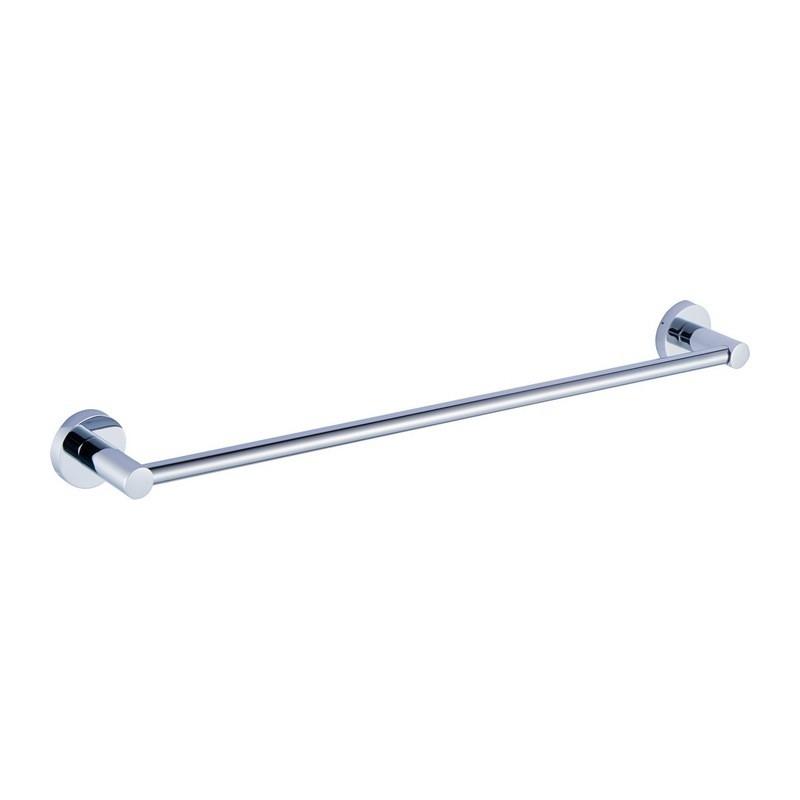 Modern Minimalist Chrome-Plated Zinc Alloy Double Towel Bar Set Bathroom Accessory Home Hotel